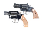 (M) LOT OF 2: COLT DIAMONDBACK AND SMITH & WESSON 10-5 REVOLVERS.