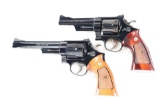 (M) LOT OF 2: SMITH & WESSON 27-2 AND 29-2 DOUBLE ACTION REVOLVERS.