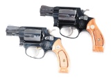 (M) LOT OF 2: SMITH & WESSON 37 AMD 36-2 DOUBLE ACTION REVOLVERS.