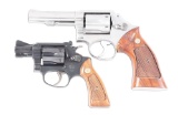 (M) LOT OF 2: SMITH & WESSON MODEL 65-1 AND MODEL 34-1 REVOLVERS.