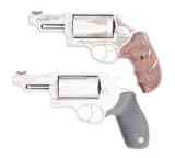 (M) LOT OF 2: TAURUS JUDGE DOUBLE ACTION REVOLVERS.