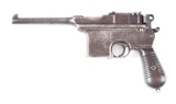 (C) ASTRA 900 SEMI AUTOMATIC PISTOL WITH STOCK.
