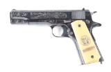 (M) COLT 1911 WORLD WAR I COMEMMORATIVE DELUXE 2ND BATTLE OF THE MARNE SEMI-AUTOMATIC PISTOL.