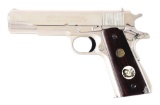 (M) COLT CUSTOM SHOP SERIES 70 GOVERNMENT MODEL SEMI AUTOMATIC PISTOL.
