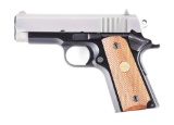 (M) COLT MARK IV OFFICER'S MODEL SEMI AUTOMATIC PISTOL.