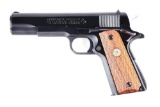 (M) COLT SERIES 70 .38 SUPER GOVERNMENT MODEL SEMI AUTOMATIC PISTOL WITH BOX.