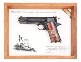 (M) COLT WORLD WAR I COMEMMORATIVE DELUXE BELLEAU WOOD 1911 SEMI-AUTOMATIC PISTOL.