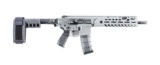 (M) SECOND GENERATION SIG SAUER MCX 5.56 NATO SEMI AUTOMATIC PISTOL WITH BOX.