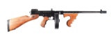 (M) AUTO ORDNANCE THOMPSON MODEL 1927A1 SEMI-AUTOMATIC CARBINE WITH FBI CASE & ACCESSORIES.