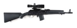 (M) IZHMASH SAIGA IZ-240 SEMI AUTOMATIC RIFLE WITH SCOPE.