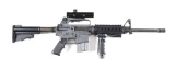 (M) PRE-BAN EAGLE ARMS EA-15 SEMI AUTOMATIC RIFLE WITH SCOPE.