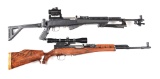 (M) LOT OF 2: CHINESE NORINCO TYPE 56 SKS SEMI AUTOMATIC RIFLES.