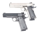 (M) LOT OF 2: HIGH STANDARD AND ROCK ISLAND ARMORY 1911A1 SEMI-AUTOMATIC PISTOLS.