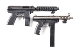 (M) LOT OF 2: INTRATEC TEC-9 & A.A. ARMS INC. AP-9 SEMI-AUTOMATIC PISTOLS.