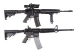 (M) LOT OF 2: ARMALITE M15 AND SMITH & WESSON M&P-15 SEMI AUTOMATIC RIFLES