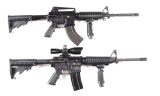 (M) LOT OF 2: BUSHMASTER XM15-E2S 7.62X39MM AND SMITH & WESSON M&P-15 5.45X39 SEMI AUTOMATIC RIFLES