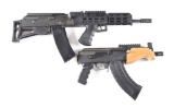 (M) LOT OF 2: CENTURY ARMS M74 SPORTER BULLPUP RIFLE & CENTURY ARMS C39 SEMI-AUTOMATIC PISTOL.