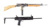 (M) LOT OF 2: CUSTOM COBRAY/SWD M-11/NINE AND KEL-TEC CMR-30 SEMI AUTOMATIC RIFLES.
