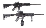 (M) LOT OF 2: JUST RIGHT 9MM AND .45 ACP SEMI AUTOMATIC CARBINES