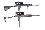 (M) LOT OF 2: MASTERPIECE ARMS MPA SEMI AUTOMATIC RIFLES.