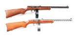 (M) LOT OF 2: PIETTA MODEL PPS/50 SEMI AUTOMATIC .22 LR RIFLES.