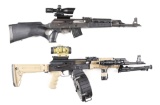 (M) LOT OF 2: ZASTAVA N-PAP AND CENTURY ARMS RAS 47 SEMI AUTOMATIC RIFLES
