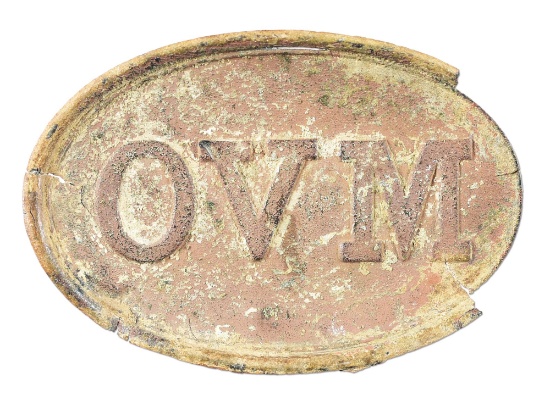 SCARCE ANTIETAM RECOVERED CIVIL WAR OHIO BELT PLATE.