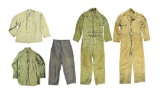 LOT OF 5: USN AND USMC FATIGUES