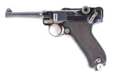 (C) EXCEPTIONAL WORLD WAR II G.I. BRINGBACK DWM FIRST ISSUE P.08 SEMI-AUTOMATIC PISTOL WITH CAPTURE
