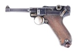 (C) DESIRABLE GERMAN PRE-WORLD WAR I UNIT MARKED DWM FIRST ISSUE MODEL 1908 LUGER SEMI-AUTOMATIC PIS