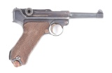 (C) DWM MODEL 1920 COMMERCIAL LUGER WITH HOLSTER.