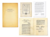 ATTRIBUTED WORLD WAR II JAPANESE SURRENDER DOCUMENTS IN FACSIMILE