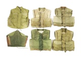 LOT OF 6: USMC FLAK JACKETS