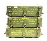 LOT OF 3: YUGOSLAVIAN M67 7.62X39MM AMMUNITION CRATES, ONE WITH SPAM CAN.