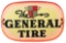 THE GENERAL TIRE NEON PORCELAIN SERVICE STATION SIGN.