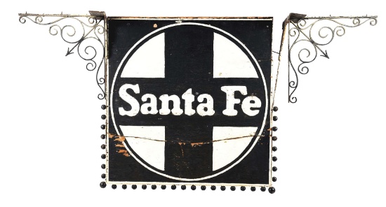 SANTA FE SINGLE-SIDED HANGING SIGN.