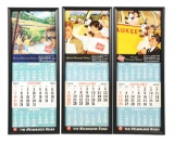 LOT OF 3: 1962, 63, AND 64 MILWAUKEE ROAD CALENDARS.