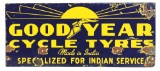 GOODYEAR CYCLE TYRES PORCELAIN SIGN.