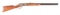 (A) WINCHESTER MODEL 1886 LEVER ACTION RIFLE IN .40-82 WCF WITH FACTORY LETTER.