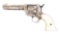 (A) ENGRAVED COLT SINGLE ACTION ARMY REVOLVER WITH FACTORY LETTER.