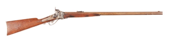 (A) SHARPS "OLD RELIABLE" SINGLE SHOT RIFLE.