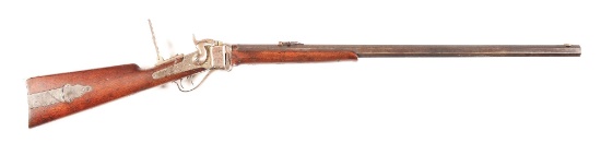 (A) "A" SERIES SHARPS "OLD RELIABLE" SINGLE SHOT RIFLE.