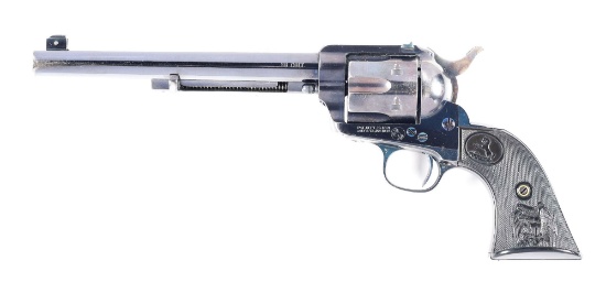 (A) COLT FLAT TOP TARGET SINGLE ACTION ARMY IN .38 COLT.