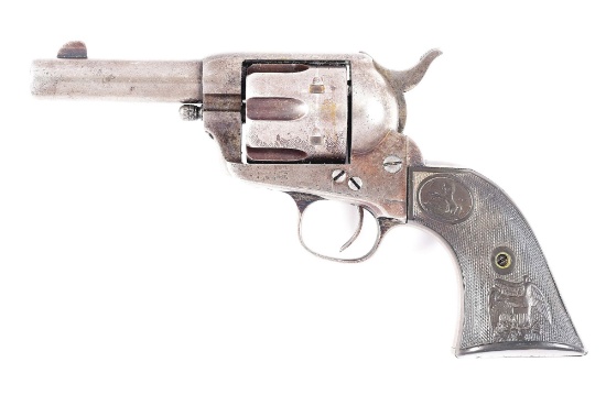 (A) RARE COLT SHERIFF'S MODEL SINGLE ACTION REVOLVER.