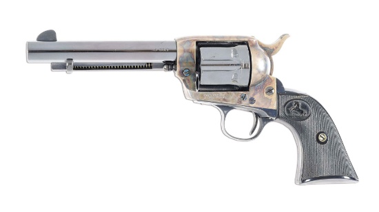 (C) HIGH CONDITION LONG FLUTE COLT SINGLE ACTION ARMY REVOLVER.