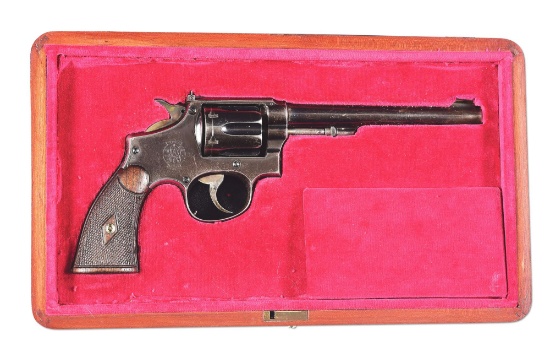 (C) SMITH & WESSON REVOLVER OWNED BY ANNIE OAKLEY AND CURTIS LISTON WILD WEST EXHIBITION SHOOTERS.