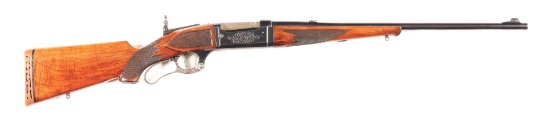(C) SAVAGE MODEL 99 DELUXE LEVER ACTION RIFLE.