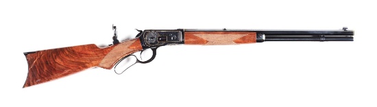 (M) ENGRAVED 1 OF 25 WINCHESTER MODEL 1892 LEVER ACTION RIFLE WITH FACTORY BOX.
