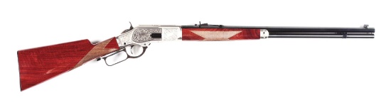 (M)CONSECUTIVE SERIAL NUMBER 1 OF 25 WINCHESTER MODEL 1873 ONE OF ONE THOUSAND LEVER ACTION RIFLE BU