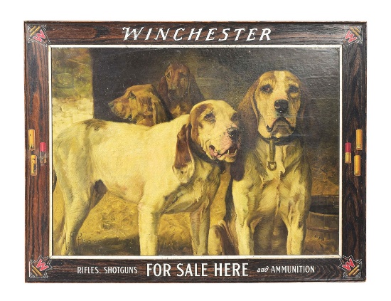 HENRY R. POORE'S FAMOUS "BEAR DOGS" PRINT.